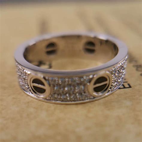 replica cartier love ring with diamonds|cartier love ring copy.